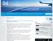 Tablet Screenshot of lisi-aerospace.com